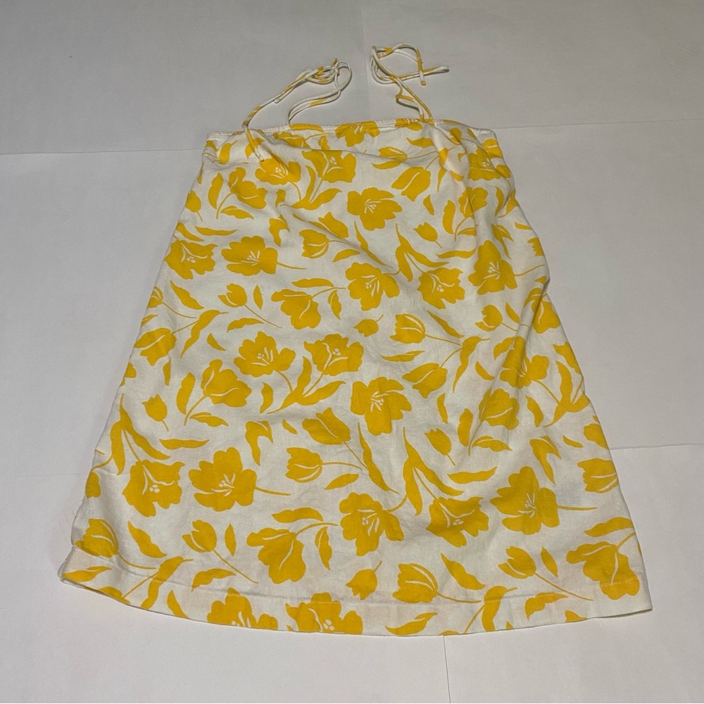 ❤️Old Navy Floral And White Yellow Women’s Sun Dress - Picture 3 of 5